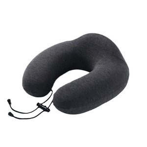 U-Shaped Neck Pillow <b>Memory</b> <b>Foam</b> Travel Airplane Pillow Dark Gray Office Nap Support - Product Image 1