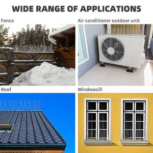 Rvs Vogel Spikes Defender Spike Afstotende Vogels Afschrikmiddel Kit Voor Ongediertebestrijding - Product Image 4