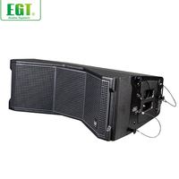 Sistema de Altavoces Line Array Profesional de 2x8 Pulgadas y 2 Vías, 400W de Potencia Continua, para Uso en Interiores y Exteriores, Más Vendido