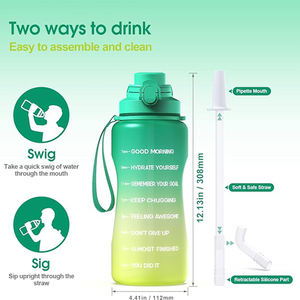 2024 Hot Sell New Products Colorful 64 oz Water Bottle With Factory Price - Product Image 2