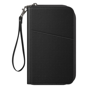 Clutch Bag Credit Cards Case Cover for Women Men RFID Blocking <b>Travel</b> Document Organizer Leather <b>Family</b> Passport Holder <b>Wallet</b> - Product Image 1