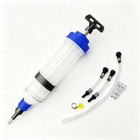 Extracteur d'huile manuel 1,5 L, seringue injecteur double usage, pompe pour transfert d'huile moteur, de liquide de frein et de liquide de transmission automobile
