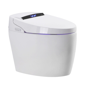 WC intelligent à réduction de bruit 400 mm avec siège à fermeture douce silencieuse et température réglable - Product Image 5