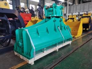Tondeuse à gazon hydraulique pour excavatrice de chantier - Product Image 4