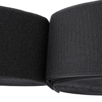 Velcros multi-usages écologiques de 20 mm, personnalisables en noir ou blanc, ruban adhésif à crochets et boucles à forte adhérence, rouleaux en nylon