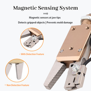 EOAT Robot Arm <span class=keywords><strong>Mini</strong></span> Mandrin Fixation Pneumatique Sprue Pince pour Cylindre de Moulage par Injection Automatisation CHK-EM/EX Type Clamp Parts - Product Image 5