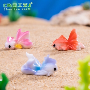 Micro-paisaje creativo, pequeños <span class=keywords><strong>peces</strong></span> coloridos, pecera con burbujas, paisajismo <span class=keywords><strong>de</strong></span> acuarios, accesorios decorativos DIY - Product Image 1