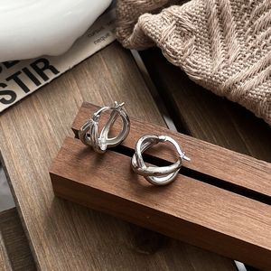 Yinruitai 925 Sterling <b>Silver</b> Geometric <b>Stud</b> Earrings For Women Party Fashion Jewelry - Product Image 4