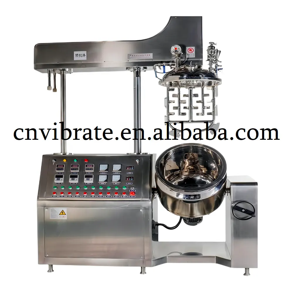 Vbjx chân không công nghiệp Mixer thép không gỉ dán trộn Tank homogenizer máy cho hóa chất dầu gội mỹ phẩm