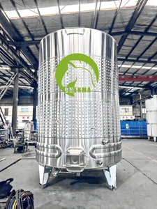 Obral 500L 1000L 2000L 3000L 5000L 10000L 15000L 20000L baja tahan karat 304 pendingin tangki anggur merah - Product Image 6