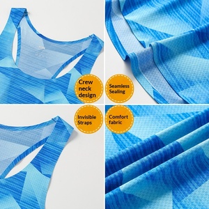 Canotta Sportiva Estiva da Uomo ad Asciugatura Rapida per Maratona, Senza Cuciture con Bordi Sigillati, Personalizzazione Fitness ODM - Product Image 3