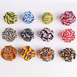 Giocattoli Interattivi in Corda di Cotone per Animali Domestici, Giochi per Tiro alla Fune e Dentizione per Cani Piccoli, Medi e Grandi, Design Assortiti - Product Image 3