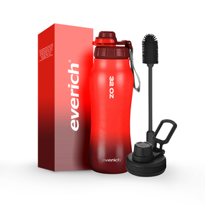 ODM 14/24/32oz <span class=keywords><strong>gourde</strong></span> conçue flacons à vide à double paroi boisson personnalisée isolée sport large bouche bouteille d'eau en <span class=keywords><strong>acier</strong></span> <span class=keywords><strong>inoxydable</strong></span> - Product Image 2