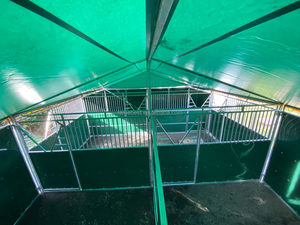 Stalla temporanea senza ruggine Free Standing bancarelle per cavalli zincati a caldo - Product Image 3