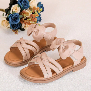 Nouvelles sandales d'été pour filles, mode tendance, plage, douces, antidérapantes, design princesse, sandales d'extérieur pour enfants - Product Image 2