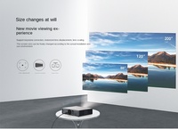 APPOTRONICS. Projecteur intelligent C800 Laser HD 4K avec gamme de couleurs 3D DCI-P3 intégrée, projection murale
