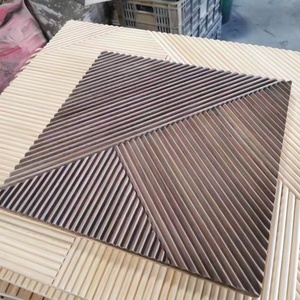 Pannelli in Legno Decorativi 3D con Design Scanalato per Pareti Interne e Rivestimenti in Legno - Product Image 2
