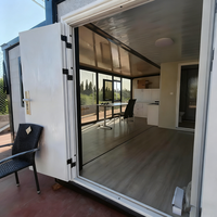 Mini-maison en acier léger, villas préfabriquées, maisons portables, mini-maisons extensibles, maisons conteneurs modulaires