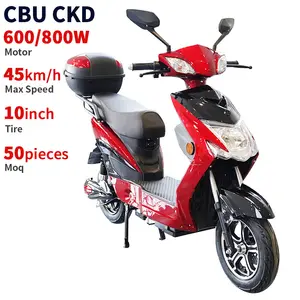 CKD CBU10インチ工場カスタマイズ電動モペットスクーター600W/800W 40-45km/hスピードペダル付き電動モペットスクーター