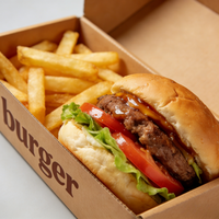 Pochettes en carton ondulé biodégradables personnalisées, écologiques, imprimées avec logo, pour hamburgers, frites et plats rapides