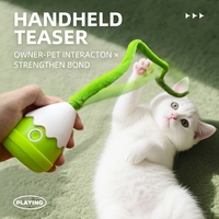 Jouet populaire pour animaux de compagnie : Baguette magique électrique portable rechargeable par USB pour chat, idéale pour les grossistes et les magasins de fournitures pour animaux.