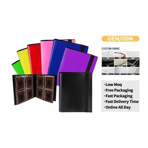 สมุดใส่การ์ด FX Card Binder 9 ช่อง พร้อมแถบยางยืด ปกพลาสติก PP หลายสี สำหรับการ์ด TCG Yugioh - Product Image 2