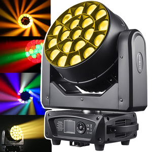 19x15w 꿀벌 눈 움직이는 머리 Led 꿀벌 눈 K10 줌 워시 DJ 조명 - Product Image 1