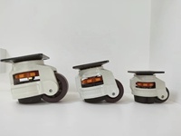 Roulettes robustes Footmaster, réglables en hauteur, pour machines industrielles