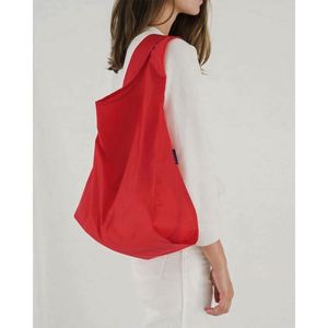 Promotional Custom Design Portable Superet Shopping Bag Waterproof Reusable <b>Folding</b> T-Shirt Tote Shopping Bags in a Pocket - Product Image 2