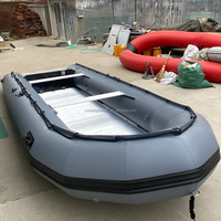 Bateau pneumatique robuste de haute qualité pour 10-12 personnes, pliable, 4,5 m, 5,5 m, 6 m, en PVC épais, bateau pneumatique en caoutchouc, bateau d'assaut