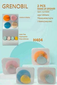 Facial Sponge Set X 1260 Four Color Makeup Puff Beauty Tool - Product Image 3