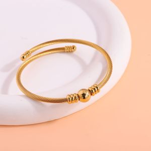 Bracelet en fil de câble en acier inoxydable fin, best-seller, bijou torsadé pour femmes et hommes - Product Image 5