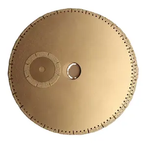 OEM Vacuum Brazing Diamond Circular Saw Blades Disket Pemotong untuk Baja Logam