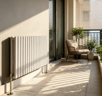 Radiateur hydronique vertical en acier doux SL5025 D-1500, à montage mural, économe en énergie, pour usage scolaire et intérieur domestique, vente en gros