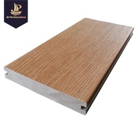 Plancher extérieur en composite bois-plastique (WPC) embossé en relief, extrudé, anti-décoloration, résistant aux intempéries, pour balcon et terrasse