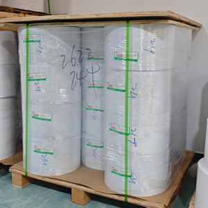 Giấy dán tự dính phủ lớp trên cùng, nhãn dán bán bóng, nhãn nhiệt trực tiếp, cuộn lớn - Product Image 1