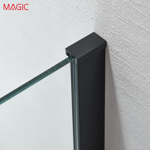 Porte coulissante simple pour <span class=keywords><strong>salle</strong></span> <span class=keywords><strong>de</strong></span> <span class=keywords><strong>bain</strong></span>, paroi <span class=keywords><strong>de</strong></span> <span class=keywords><strong>douche</strong></span> en verre, design européen, séparation sec/humide pour hôtel, MAGIC W14B 700x1400mm, <span class=keywords><strong>baignoire</strong></span> - Product Image 6