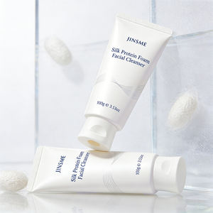 Crème Nettoyante Visage à la Protéine de Soie OEM ODM 120g avec Acide Hyaluronique Hydratante & Nettoyage en Profondeur pour Peaux Normales à Grasses - Product Image 2