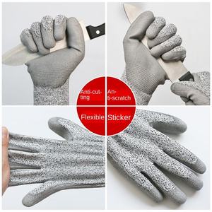 Zware Pu Gecoate Geïsoleerde Eco Werkhandschoenen Pu Winter Arbeidsbescherming Veiligheid Snijbestendige Handschoenen Gesneden 5 Voor Handbescherming - Product Image 4