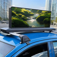 Écran publicitaire extérieur 4G WiFi haute luminosité pour taxi, affichage mobile sur toit de voiture/taxi P2 P3 P4 P5, écran LED pour toit de taxi