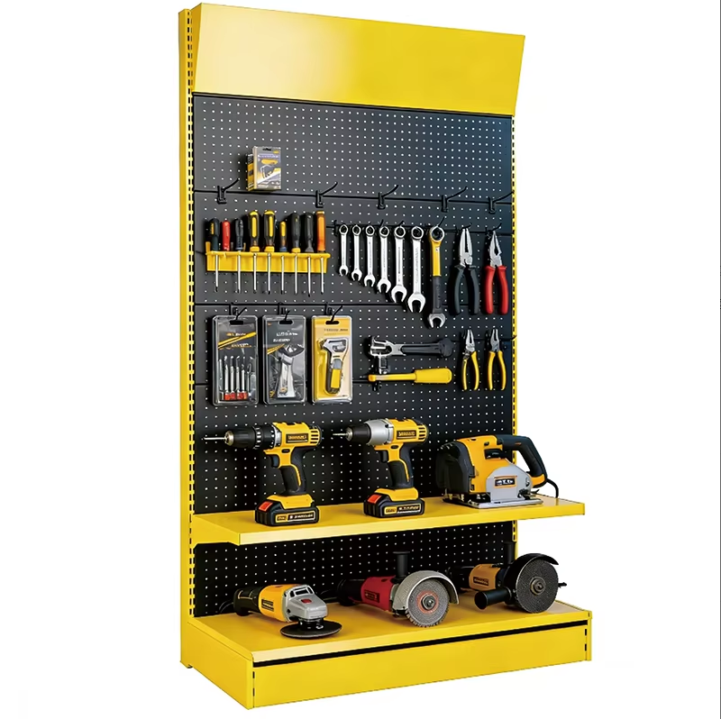 Apache Custom Metal Layer Tool Display Rack for Hardware Stores, Supermarkets and Professional Garage Tool Storage Solutions — view 2