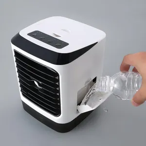 Ar condicionado pessoal recarregável, ventilador de mesa casa mini ar condicionado portátil refrigerador de ar