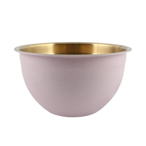 Bol à salade en métal pour la cuisine, bols à mélanger empilables en acier inoxydable, compatibles lave-vaisselle - Product Image 4