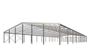 Bâtiments industriels à ossature en acier haute résistance, entrepôts préfabriqués, écoles, appartements, conception professionnelle de structures en acier - Product Image 3