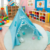 Offre Spéciale tentes de dessin de bricolage de luxe pour enfants maisons de jeu d'intérieur pour enfants été chaud Double tente pliante pour toit de maternelle