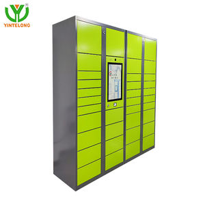 यइनलॉन्ग 24/7 सेल्फ सर्विस स्मार्ट पार्सल डिलीवरी लॉकर इलेक्ट्रॉनिक लॉक स्मार्ट लॉकर आउटडोर एंटी चोरी और वाटरप्रूफ लॉकर - Product Image 2