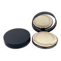 En stock 12g noir vide Flip BB CC crème boîte à coussin d'air avec miroir correcteur coussin d'air conteneur emballage matériel