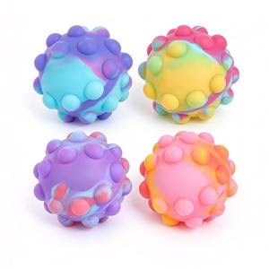 Juguetes Pop Fidget al por mayor: Bolas antiestrés 3D, juguetes para aliviar el estrés, bolas Pop para apretar, con logo personalizado para adultos - Product Image 1