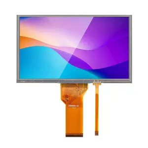 7 Inch 800*480 1000 Int 50 Pin RGB Interface 12 O'clock Tft Lcd Module Display Panel Touch Screen