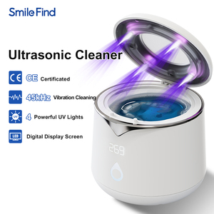 Glimlach Unieke Kleur Op Maat 45Khz 200ml 4 UV Lampen Mondbeschermer Aligner Tandheelkundige Pod Ultrasone Retainer Reinigingsmachine - Product Image 1